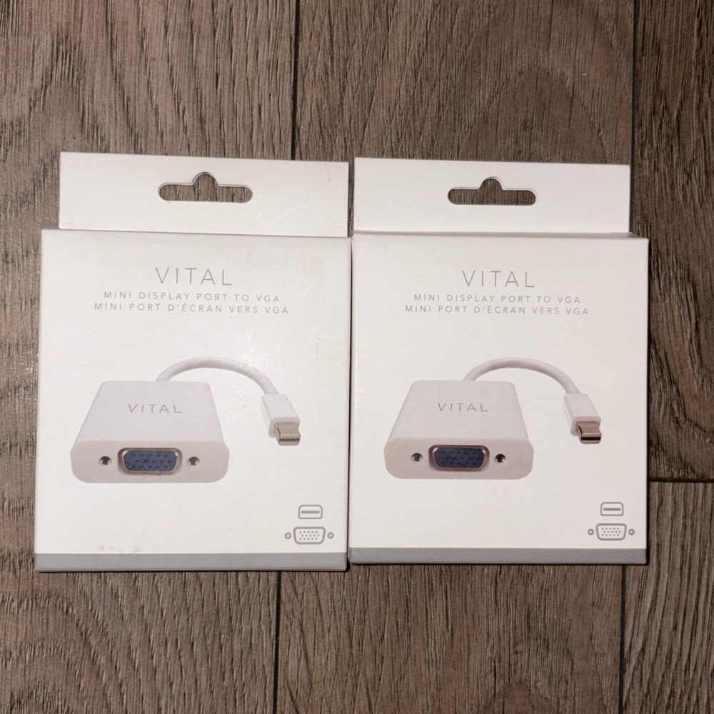Mini Display Port to VGA Adapter - White